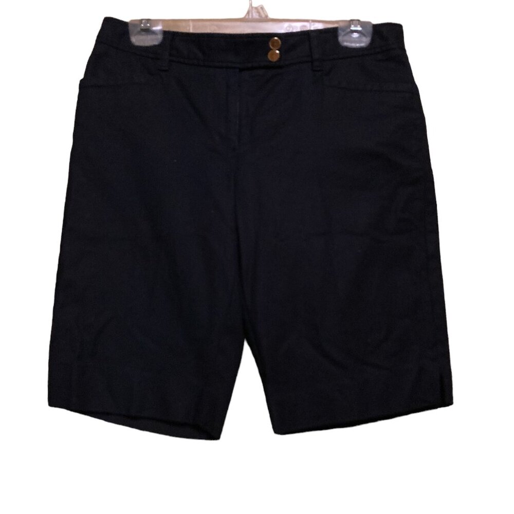 Pre-Owned Ladies Shorts Charter Club Black Size 8 Pockets